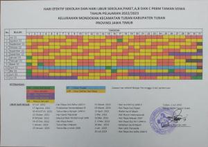 Kalender Pendidikan PKBM Taman Siswa TA 2022-2023